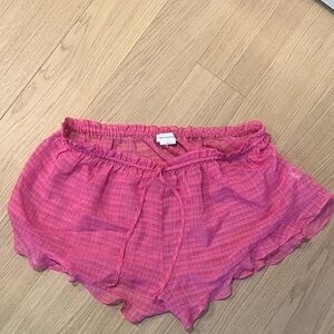 Lovers + Friends Pink Swim Coverup